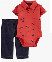 Conjunto Carritos de Construccion Carters Talla 3 meses