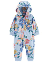 Jumpsuit Azul Flores Carters Talla 6 meses