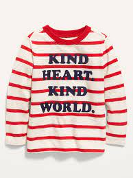 Playera Old Navy Kind Heart Talla 3 años