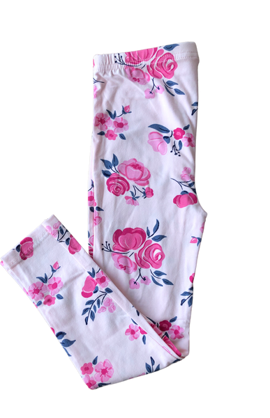 Leggings rosas Flores Hudson Talla 6 años