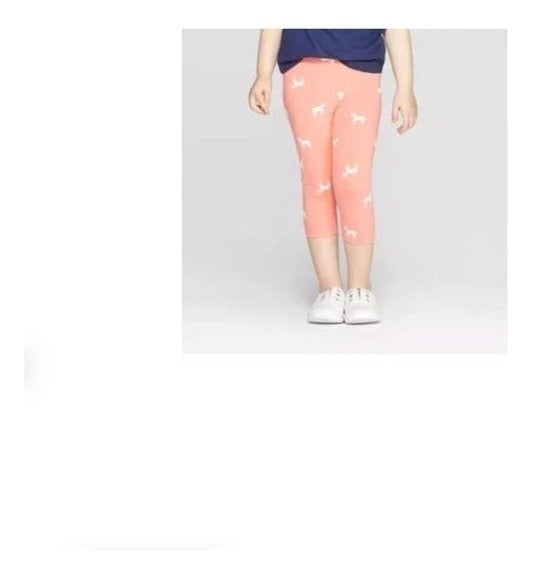 Leggings Capri Cat And Jack Unicornios Talla 4 Años