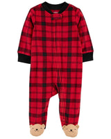 Mameluco Rojo Ositos Carters Talla 9 meses