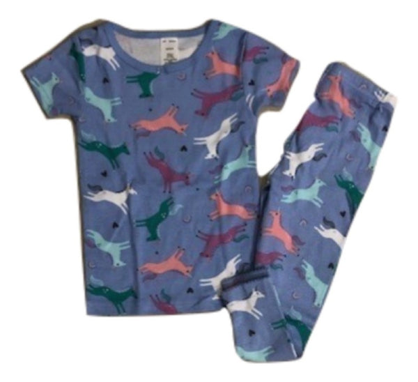 Pijama Unicornios Azul Carters Talla 3 Años