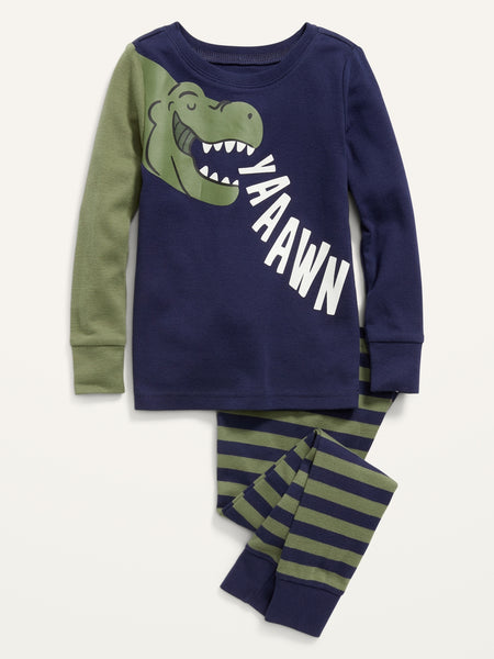 Pijama Old Navy Dino Yaaawn Talla 5 años