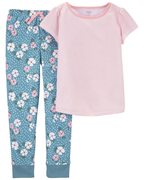 Pijama flores Carters Talla 6 años