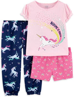 Pijama Unicornio 3pz   Talla 4 Años