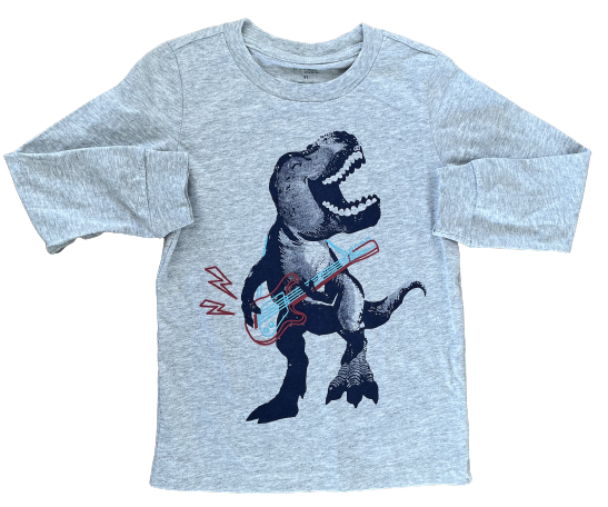 Playera Dino Rock Carters Talla 4 años