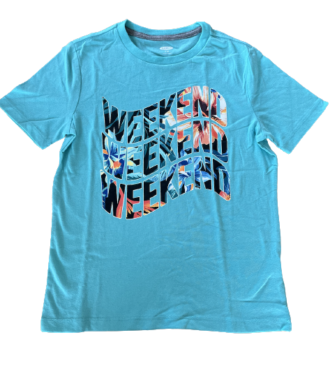 Playera Weekend Old Navy Talla 8 años