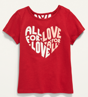 Playera All For Love Old Navy Talla 8 años