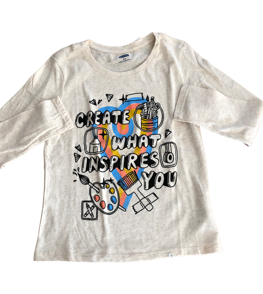 Playera Arte Old Navy Talla 8 años