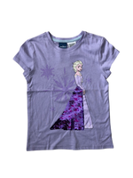 Playera lila Frozen Talla 6 años