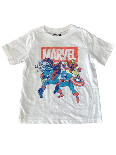 Playera Super Heróes Marvel Talla 6 años