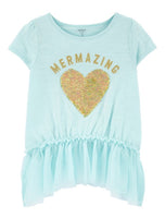 Playera Mermazing Carters Talla 7 años