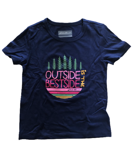 Playera Outside is the Best Side Eddie Bauer Talla 5 años