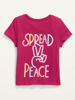 Playera Spread Peace Old Navy Talla 6 años