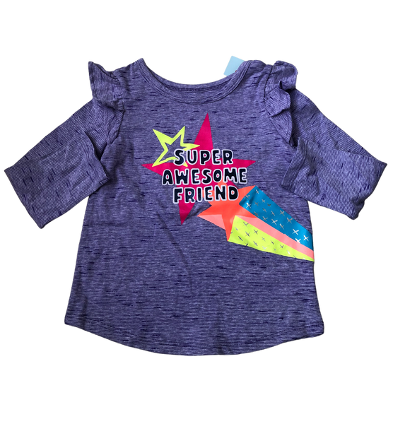 Playera Super Awesome Friend Cat and Jack Talla 3 años