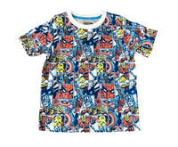 Playera Marvel Superheroes Talla 6 años