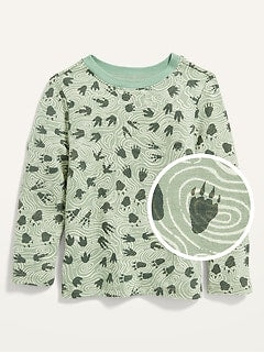 Playera Huellas Dino Old Navy Talla 3 años