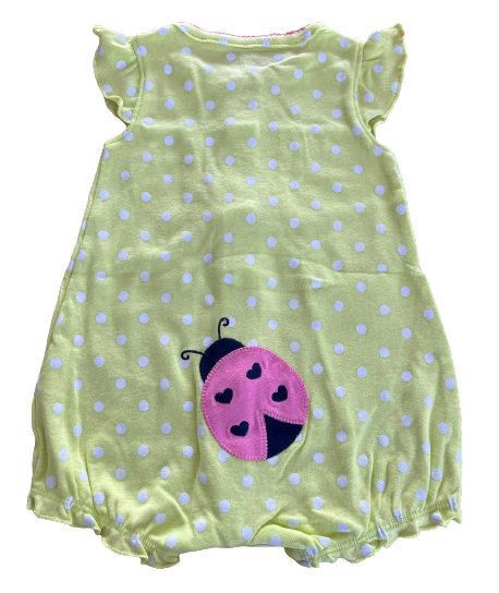Romper Amarillo Catarina Carters Talla 0 a 3 meses