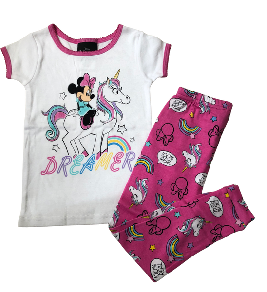 Pijama Minnie Unicornio  Talla 3 Años