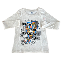 Playera Old Navy Arte Nueva Talla 5 Años