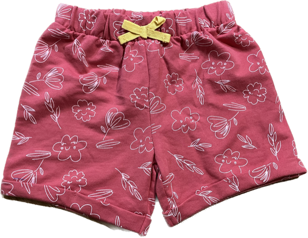 Short Rosa Flores  Pekkle Talla 4 años