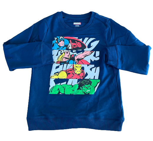 Sudadera Super heroes Talla 7 años